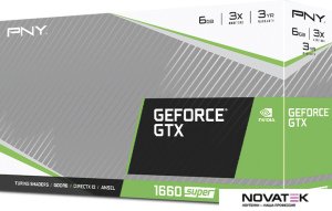 Видеокарта PNY GeForce GTX 1660 Super 6GB Dual Fan VCG16606SDFPPB