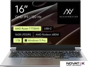 Ноутбук Machcreator Vision L16 SE Grey JJ00G500HRU