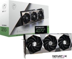 Видеокарта MSI GeForce RTX 4070 Ti Suprim 12G