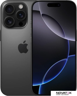 Смартфон Apple iPhone 16 Pro 256GB (черный титан)