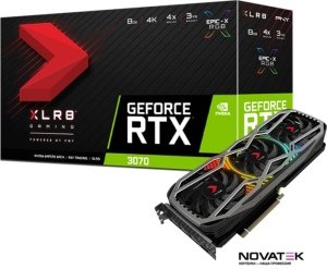 Видеокарта PNY GeForce RTX 3080 10GB XLR8 Revel Epic-X RGB Triple Fan LHR