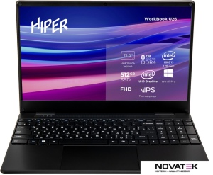 Ноутбук Hiper Workbook U26-15FII3123R8S5WPG