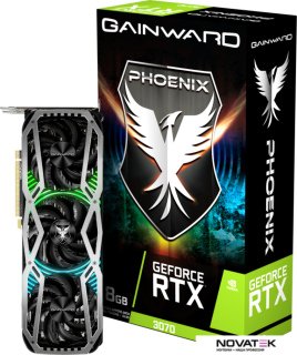 Видеокарта Gainward GeForce RTX 3070 Phoenix 8GB GDDR6 NE63070019P2-1041X