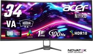 Игровой монитор Acer Nitro ED343CURHbmiippx UM.CE3EE.H01