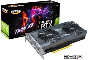 Видеокарта Inno3D GeForce RTX 3060 Ti Twin X2 LHR 8GB GDDR6 N306T2-08D6-119032DH