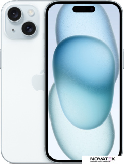 Смартфон Apple iPhone 15 128GB (голубой)