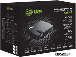 Проектор CACTUS CS-PRE.09B.WVGA