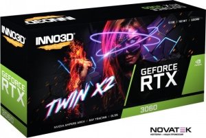 Видеокарта Inno3D GeForce RTX 3060 Twin X2 12GB GDDR6 N30602-12D6-119032AH